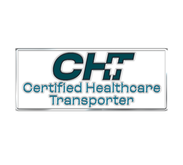 CHT Certified Healthcare Transporter Lapel Pin